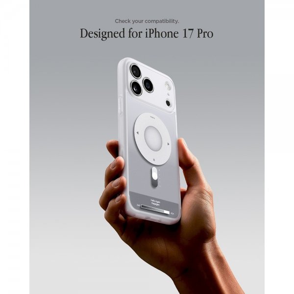 Spigen iPhone 17 Pro Skal Ultra Hybrid Classic MagFit Silver