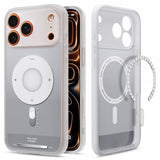 Spigen iPhone 17 Pro Skal Ultra Hybrid Classic MagFit Silver