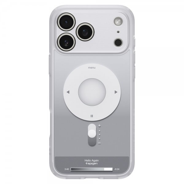 Spigen iPhone 17 Pro Skal Ultra Hybrid Classic MagFit Silver