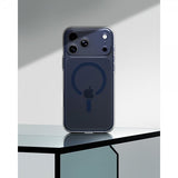 Spigen iPhone 17 Pro Skal Ultra Hybrid MagFit Clear Deep Blue