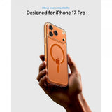 Spigen iPhone 17 Pro Skal Ultra Hybrid MagFit Clear Orange