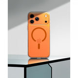 Spigen iPhone 17 Pro Skal Ultra Hybrid MagFit Clear Orange