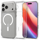 Spigen iPhone 17 Pro Skal Ultra Hybrid MagFit Clear White