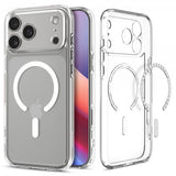Spigen iPhone 17 Pro Skal Ultra Hybrid MagFit Clear White