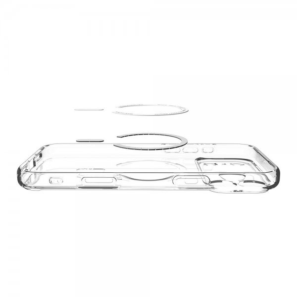 Spigen iPhone 17 Pro Skal Ultra Hybrid MagFit Clear White