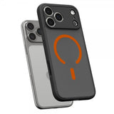 Spigen iPhone 17 Pro Skal Ultra Hybrid MagFit Frost Black Orange