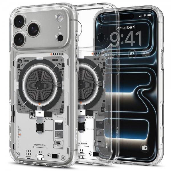 Spigen iPhone 17 Pro Skal Ultra Hybrid Neo One MagFit