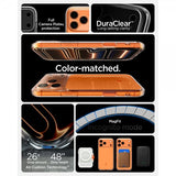Spigen iPhone 17 Pro Skal Ultra Hybrid T MagFit Glossy Orange