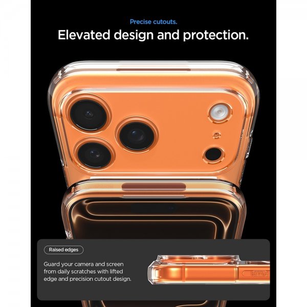 Spigen iPhone 17 Pro Skal Ultra Hybrid T MagFit Glossy Orange