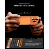 Spigen iPhone 17 Pro Skal Ultra Hybrid T MagFit Glossy Orange