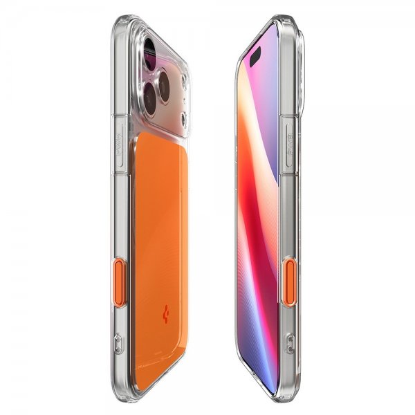 Spigen iPhone 17 Pro Skal Ultra Hybrid T MagFit Glossy Orange