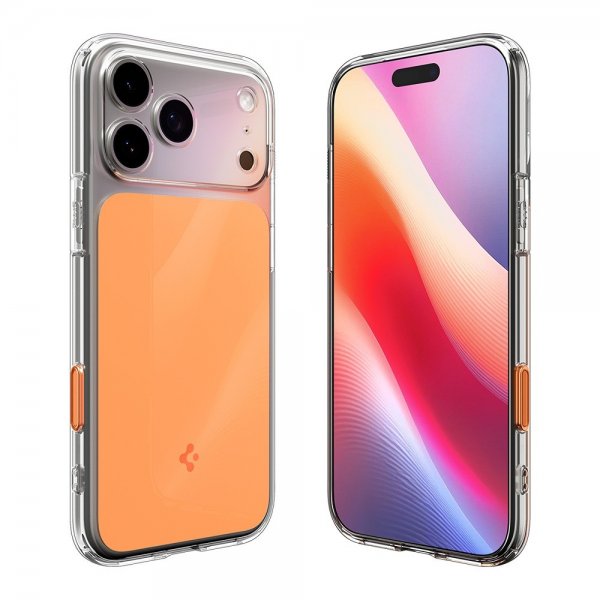 Spigen iPhone 17 Pro Skal Ultra Hybrid T MagFit Glossy Orange