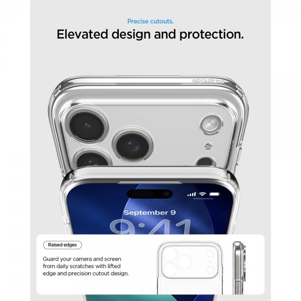 Spigen iPhone 17 Pro Skal Ultra Hybrid T MagFit Glossy White