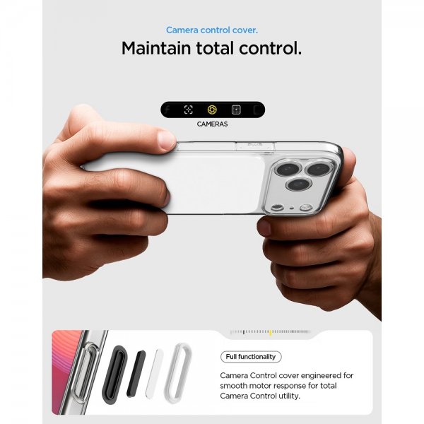 Spigen iPhone 17 Pro Skal Ultra Hybrid T MagFit Glossy White