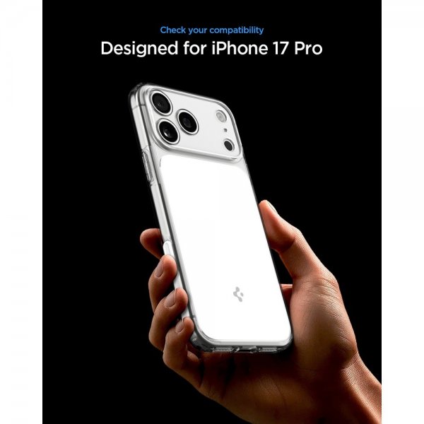 Spigen iPhone 17 Pro Skal Ultra Hybrid T MagFit Glossy White