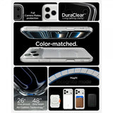 Spigen iPhone 17 Pro Skal Ultra Hybrid T MagFit Glossy White