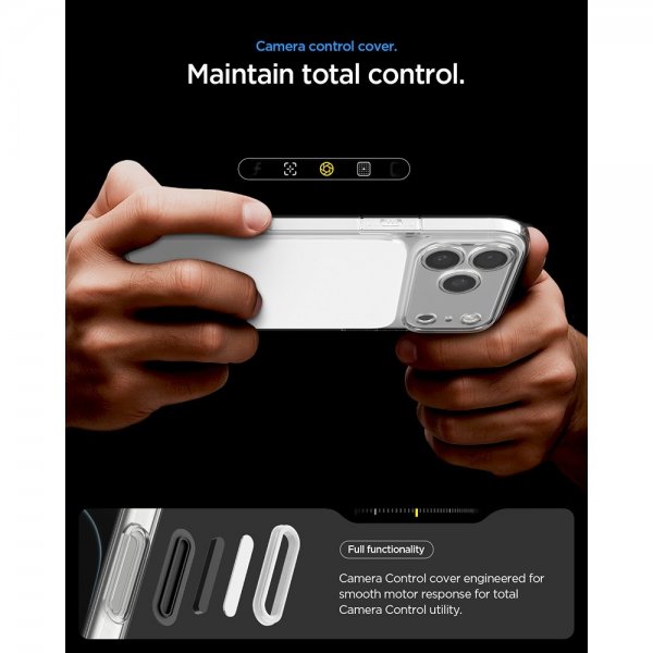 Spigen iPhone 17 Pro Skal Ultra Hybrid T MagFit Glossy White