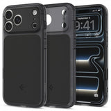 Spigen iPhone 17 Pro Skal Ultra Hybrid T MagFit Matte Black