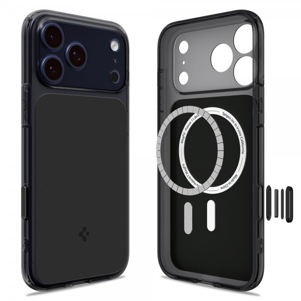 Spigen iPhone 17 Pro Skal Ultra Hybrid T MagFit Matte Black