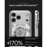 Spigen iPhone 17 Pro Skal Ultra Hybrid Zero One MagFit Natural Titanium
