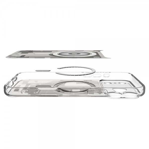 Spigen iPhone 17 Pro Skal Ultra Hybrid Zero One MagFit Natural Titanium