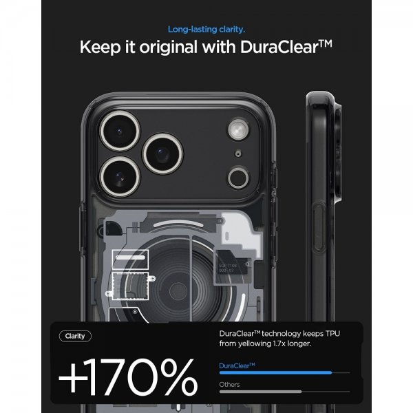 Spigen iPhone 17 Pro Skal Ultra Hybrid Zero One MagFit Svart