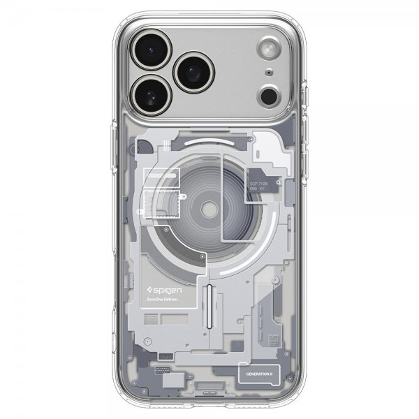 Spigen iPhone 17 Pro Skal Ultra Hybrid Zero One MagFit Vit
