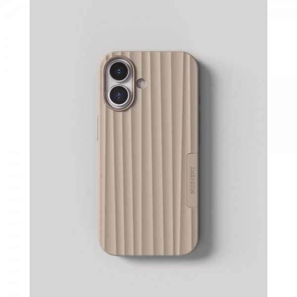 Nudient iPhone 17 Skal Bold Case MagSafe Linen Beige