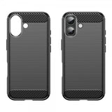 iPhone 17 Skal Borstad Kolfibertextur Svart