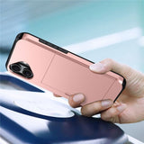 iPhone 17 Skal Card Slide Blå