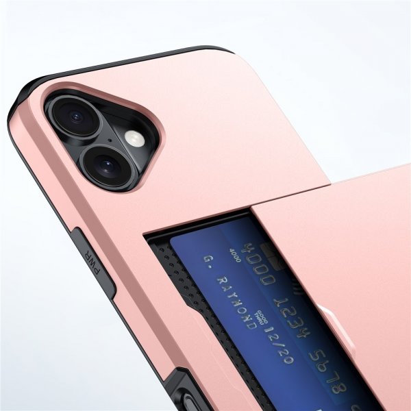 iPhone 17 Skal Card Slide Svart