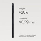 Pitaka iPhone 17 Skal Edge Black/Grey Twill