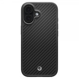 Spigen iPhone 17 Skal Enzo Aramid T MagFit Svart Silver