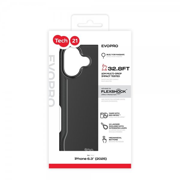 Tech21 iPhone 17 Skal EvoPro MagSafe Svart