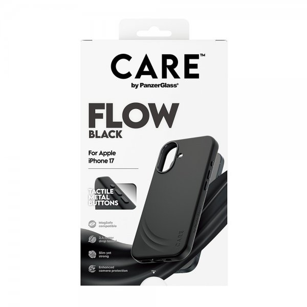 CARE by PanzerGlass iPhone 17 Skal Flow MagSafe Svart