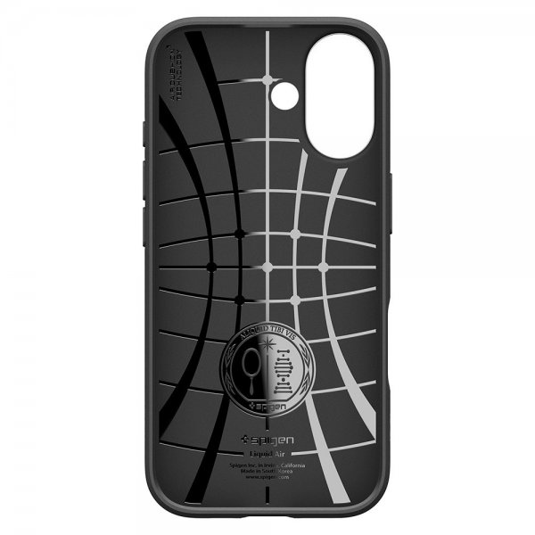 Spigen iPhone 17 Skal Liquid Air Matte Black