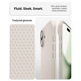 Spigen iPhone 17 Skal Liquid Air Natural Titanium