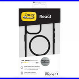 Otterbox iPhone 17 Skal React MagSafe Black Crystal