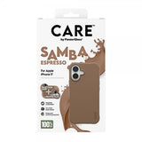 CARE by PanzerGlass iPhone 17 Skal Samba MagSafe Espresso