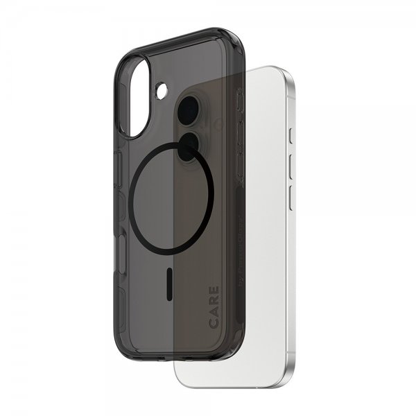 CARE by PanzerGlass iPhone 17 Skal Smokey MagSafe Svart