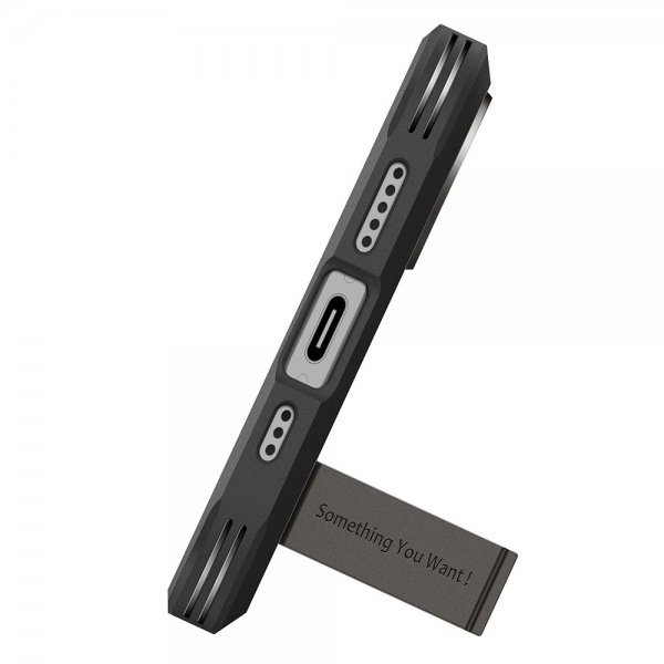Spigen iPhone 17 Skal Tough Armor T MagFit Gunmetal