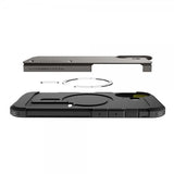 Spigen iPhone 17 Skal Tough Armor T MagFit Gunmetal