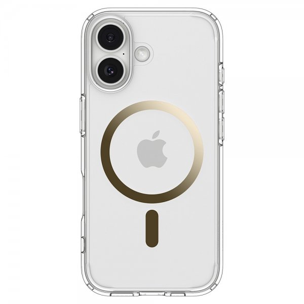 Spigen iPhone 17 Skal Ultra Hybrid MagFit Clear Gold