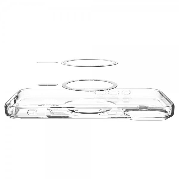 Spigen iPhone 17 Skal Ultra Hybrid MagFit Clear Gold