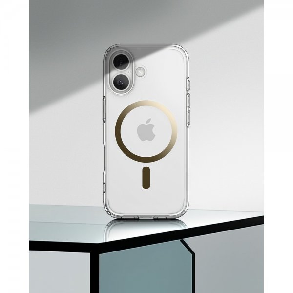 Spigen iPhone 17 Skal Ultra Hybrid MagFit Clear Gold