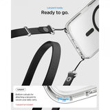 Spigen iPhone 17 Skal Ultra Hybrid MagFit Clear Graphite