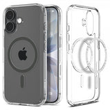Spigen iPhone 17 Skal Ultra Hybrid MagFit Clear Graphite