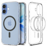Spigen iPhone 17 Skal Ultra Hybrid MagFit Clear Graphite