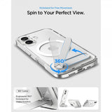 Spigen iPhone 17 Skal Ultra Hybrid S MagFit Clear White