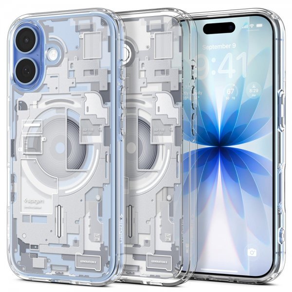 Spigen iPhone 17 Skal Ultra Hybrid Zero One MagFit Vit